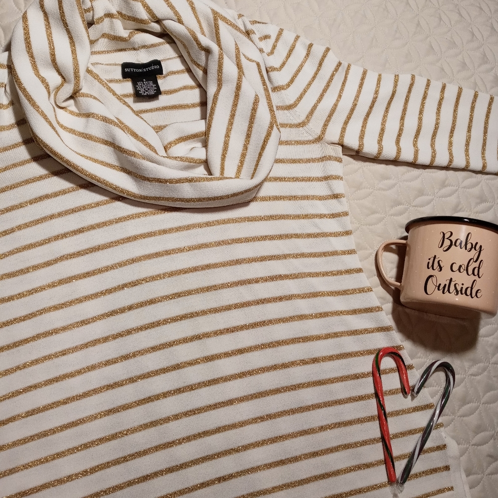 Sutton Studio Cowl Neck